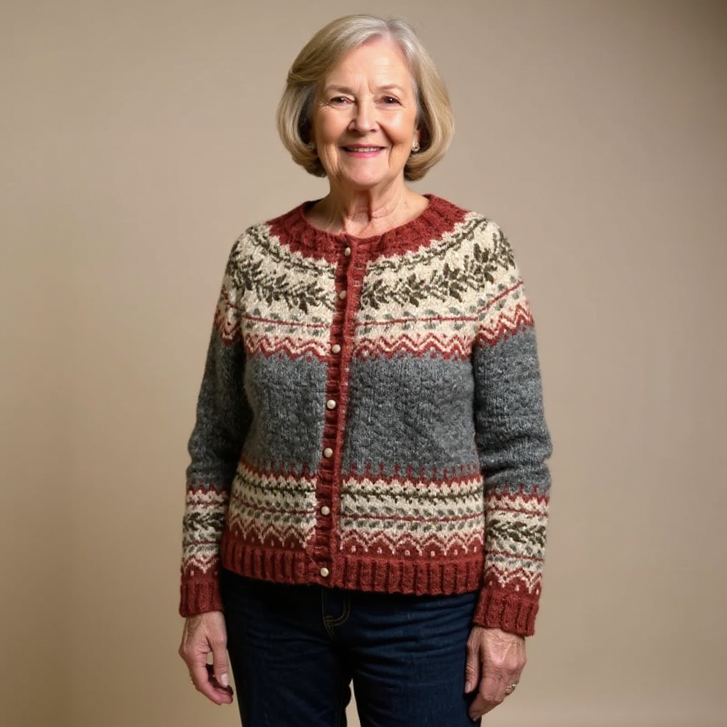 Jessica | Vintage-Strickjacke