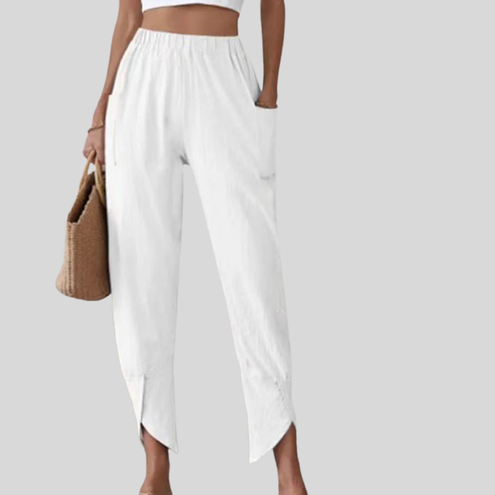 Emily-Johanna | Hose mit ausgefranstem Saum