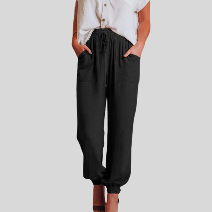 Laura-Luise | Elegante Hose mit Kordel