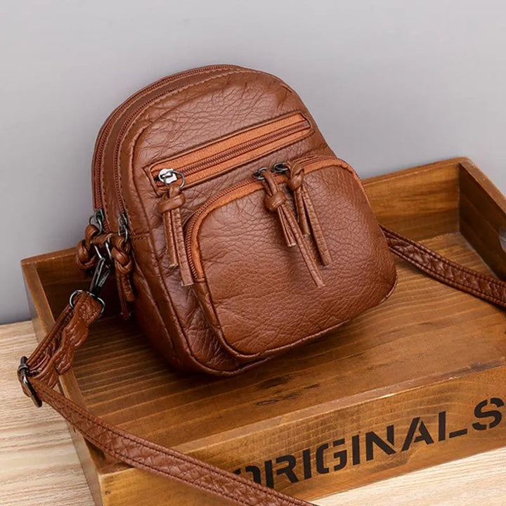 Lena-Rose | Schlichte Ledertasche