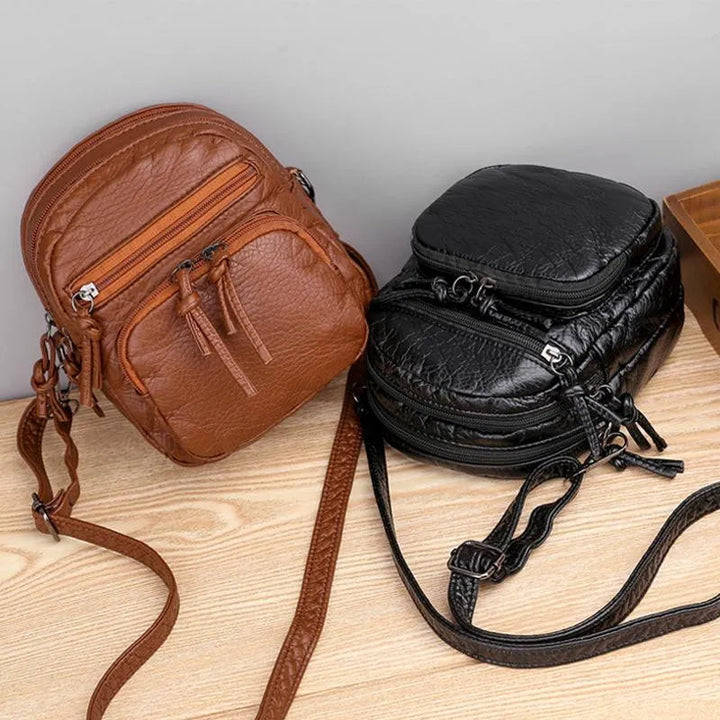 Lena-Rose | Schlichte Ledertasche