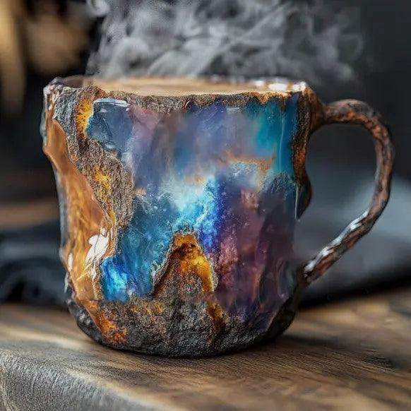 Kaffeetassen aus mineralischem Kristall