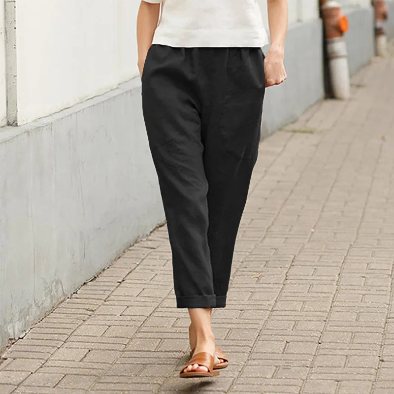 Emily-Viktoria | Weite Hose mit Taschen