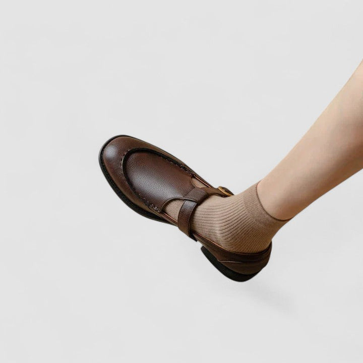 Waltraut | Orthopädische Mary-Jane-Schuhe mit eckiger Spitze