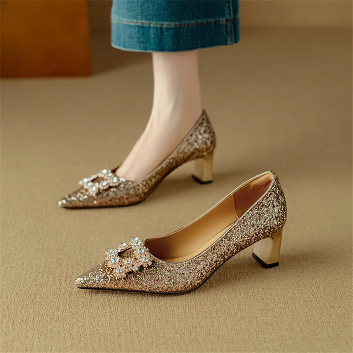 Theresa – Glitzer-Pumps