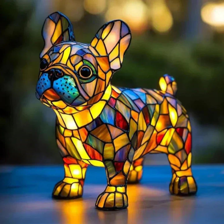Französische Bulldogge Strahlend