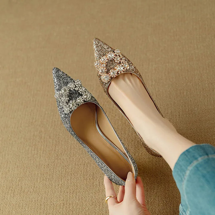 Theresa – Glitzer-Pumps