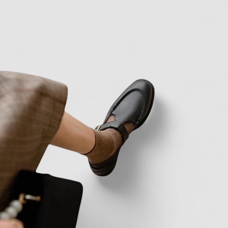 Waltraut | Orthopädische Mary-Jane-Schuhe mit eckiger Spitze