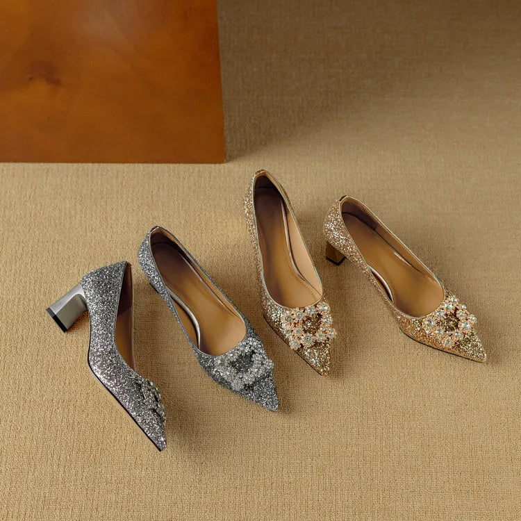 Theresa – Glitzer-Pumps