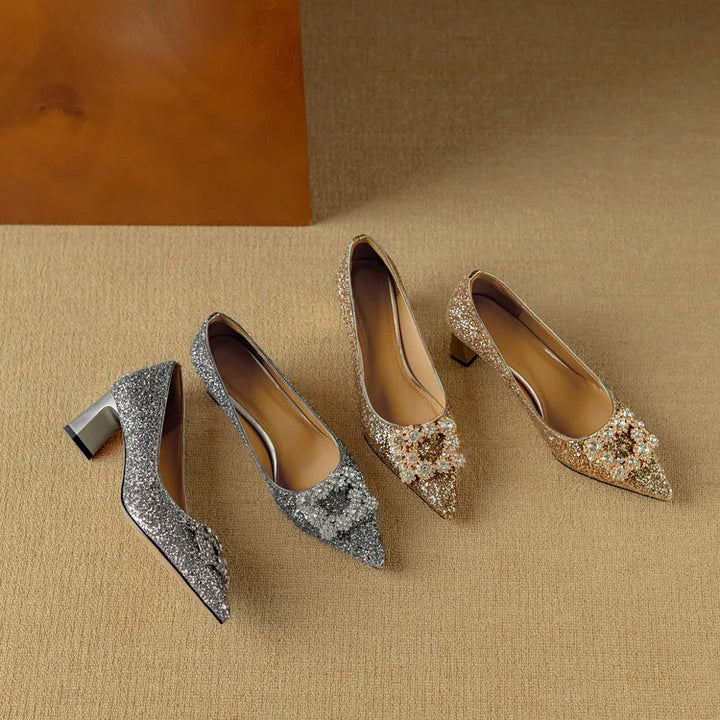 Theresa – Glitzer-Pumps
