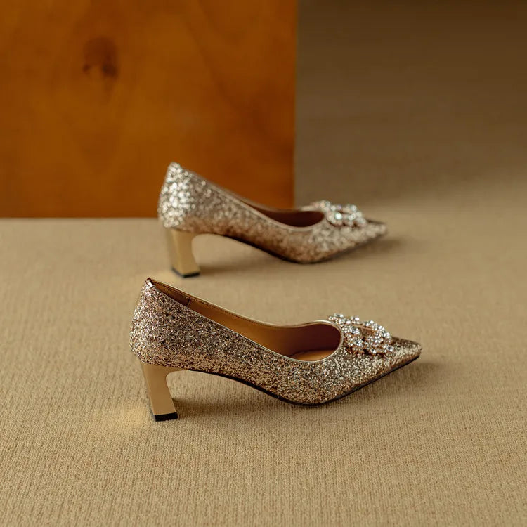 Theresa – Glitzer-Pumps
