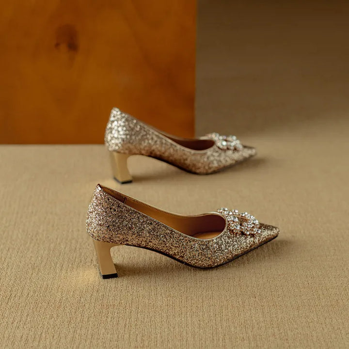 Theresa – Glitzer-Pumps