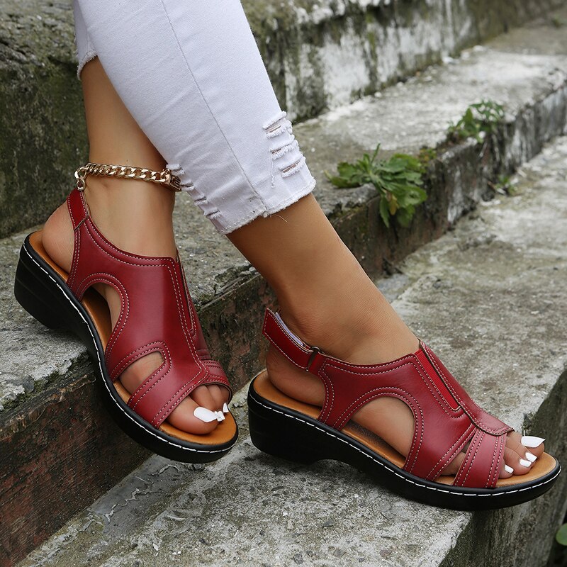 Lilly-Johanna | Orthopädische Sandalen mit Absatz