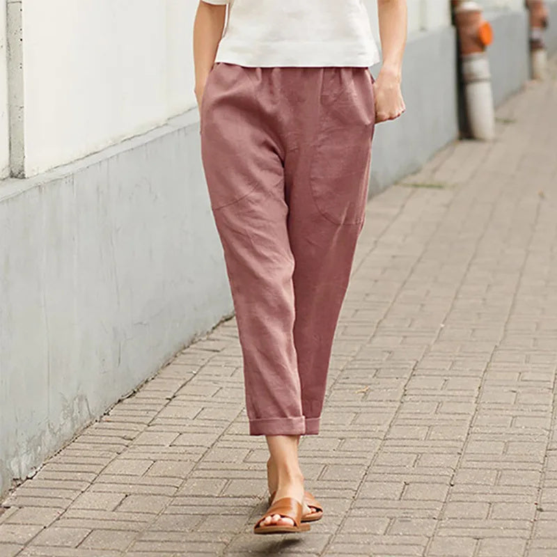 Emily-Viktoria | Weite Hose mit Taschen