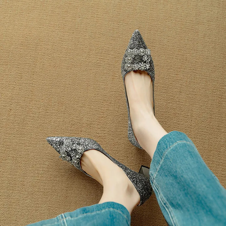 Theresa – Glitzer-Pumps