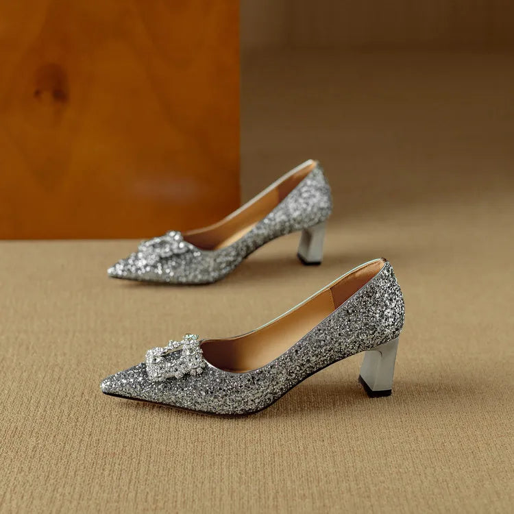 Theresa – Glitzer-Pumps