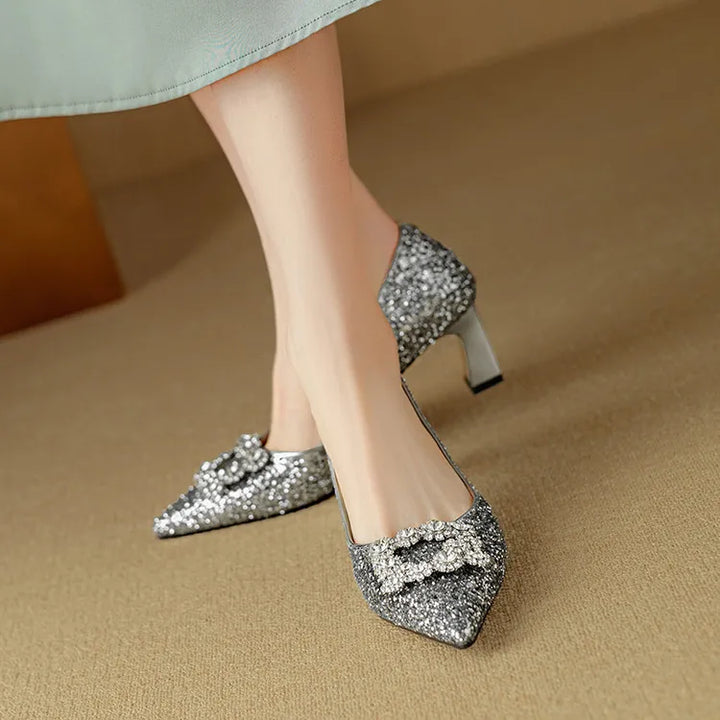 Theresa – Glitzer-Pumps
