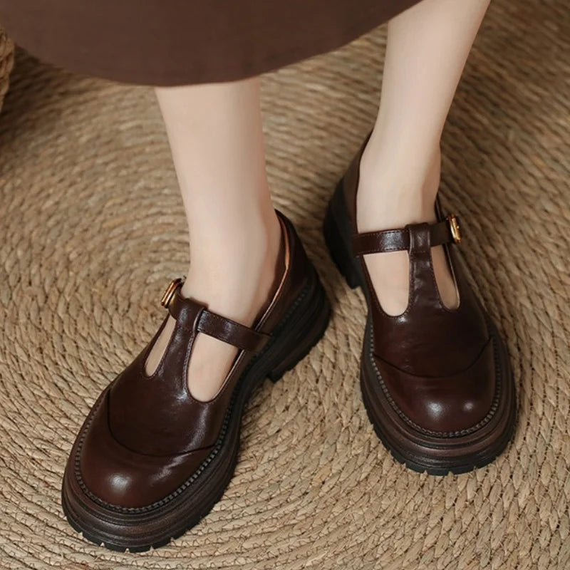 Luisa – Vintage-T-Steg-Schuhe