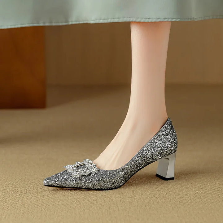 Theresa – Glitzer-Pumps