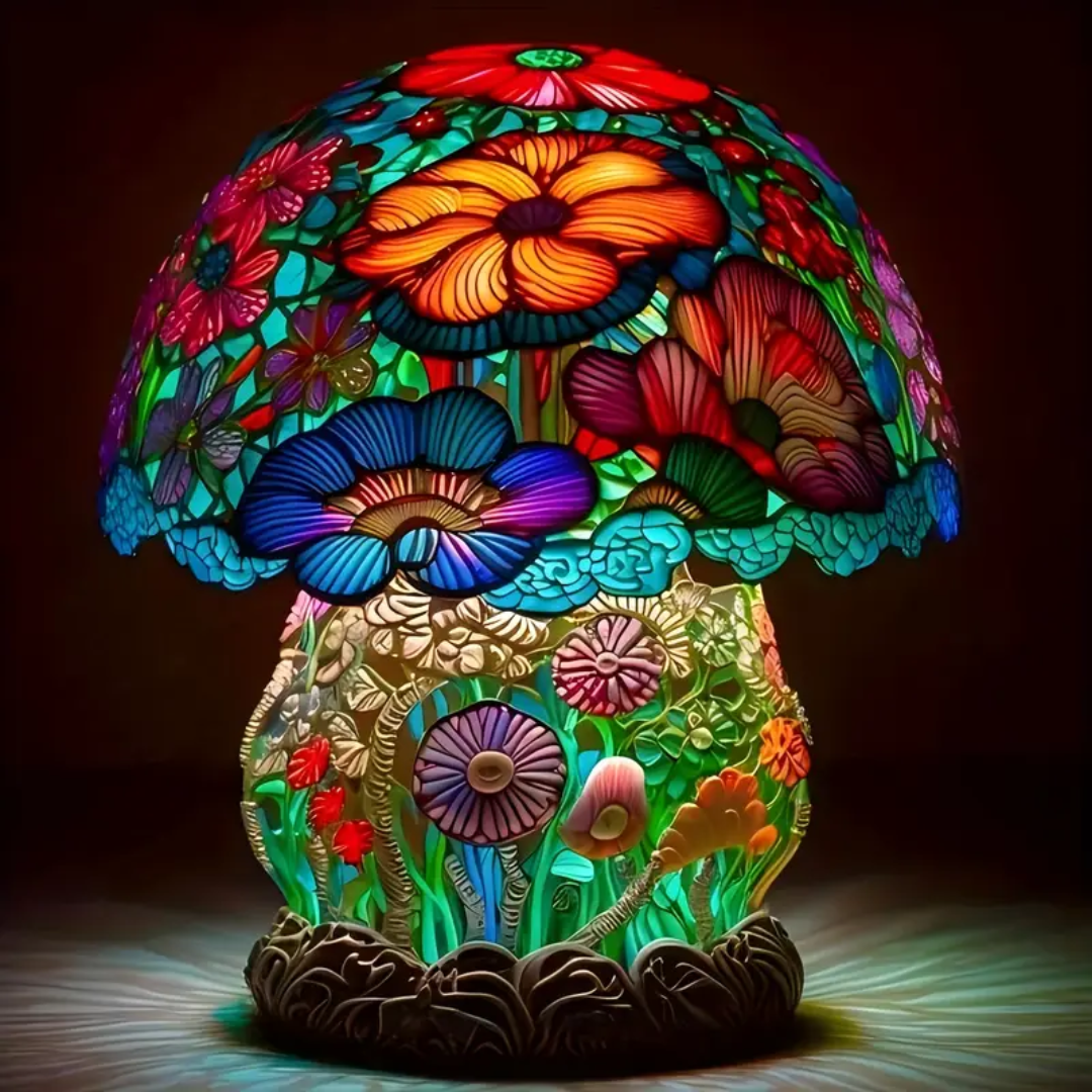 Frostige Pilzlampe