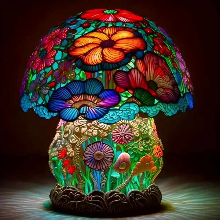 Frostige Pilzlampe