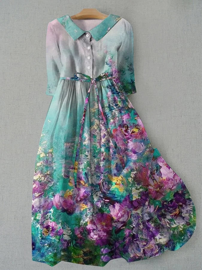 Lena | Damenkleid mit Blumenmuster