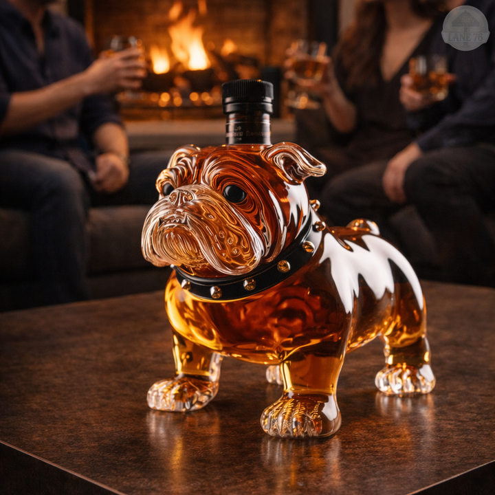 Whiskey-Flasche - Bulldoggen-Edition