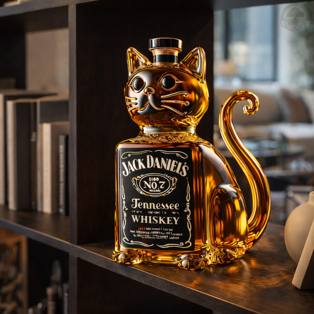 Whiskey-Karaffe - Katzen-Edition