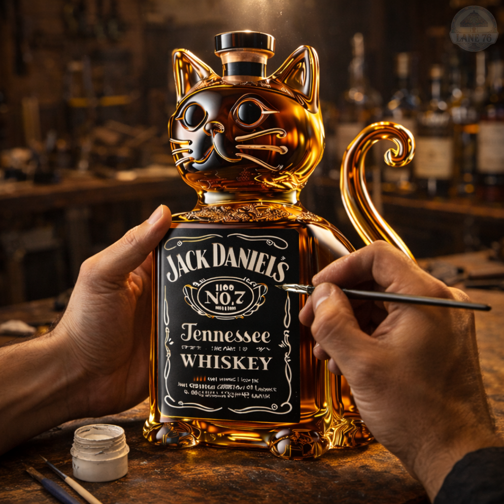 Whiskey-Karaffe - Katzen-Edition