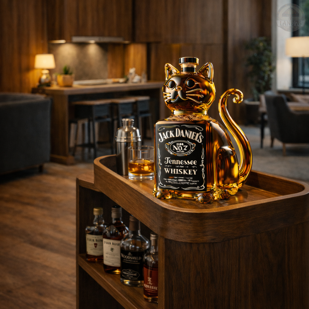 Whiskey-Karaffe - Katzen-Edition