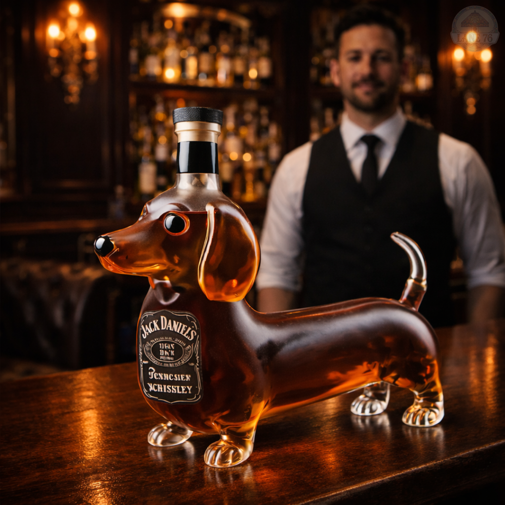 Whisky-Karaffe - Dackel-Edition