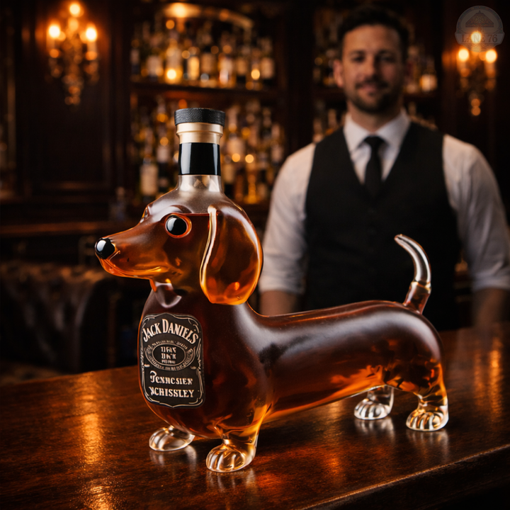 Whisky-Karaffe - Dackel-Edition