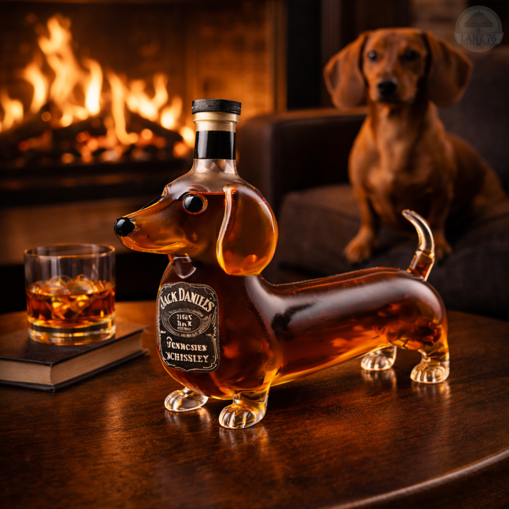 Whisky-Karaffe - Dackel-Edition