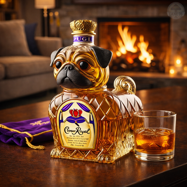 Whiskeykaraffe - Französische Bulldoggen Edition