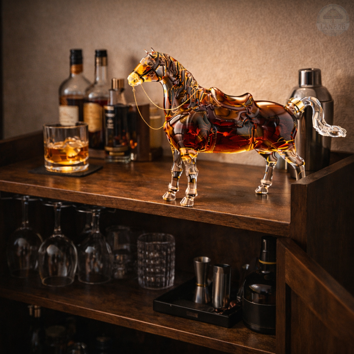 Whiskey Karaffe - Pferde Edition