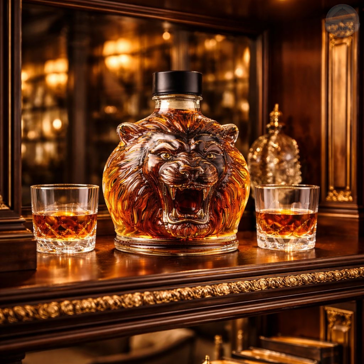 Whiskey-Karaffe - Löwen-Edition