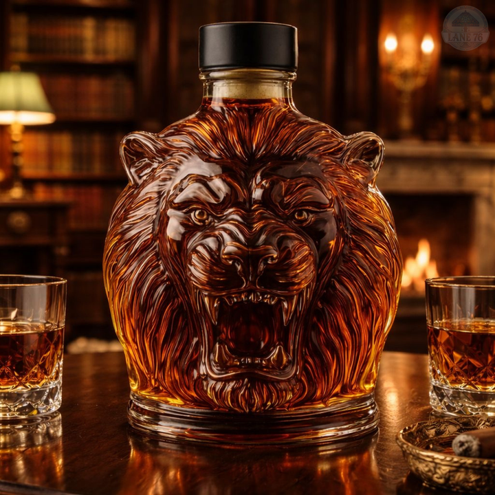 Whiskey-Karaffe - Löwen-Edition