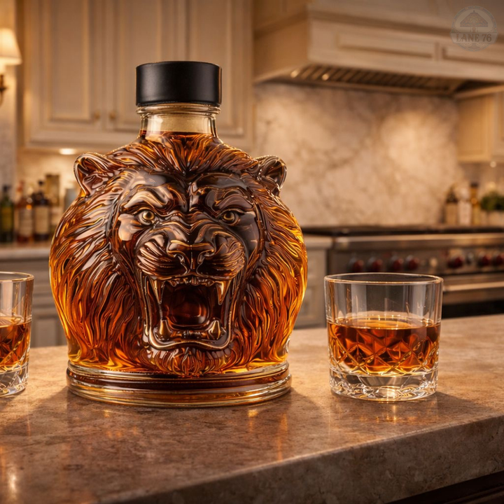 Whiskey-Karaffe - Löwen-Edition