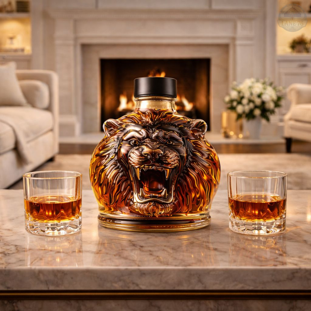 Whiskey-Karaffe - Löwen-Edition