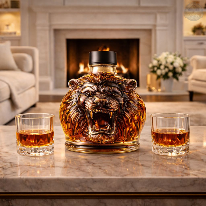 Whiskey-Karaffe - Löwen-Edition