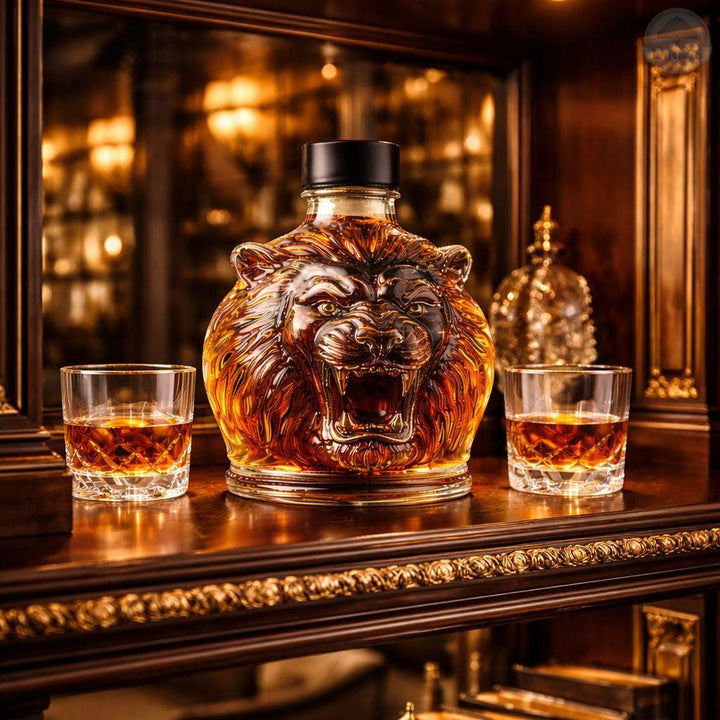 Whiskey-Karaffe - Löwen-Edition