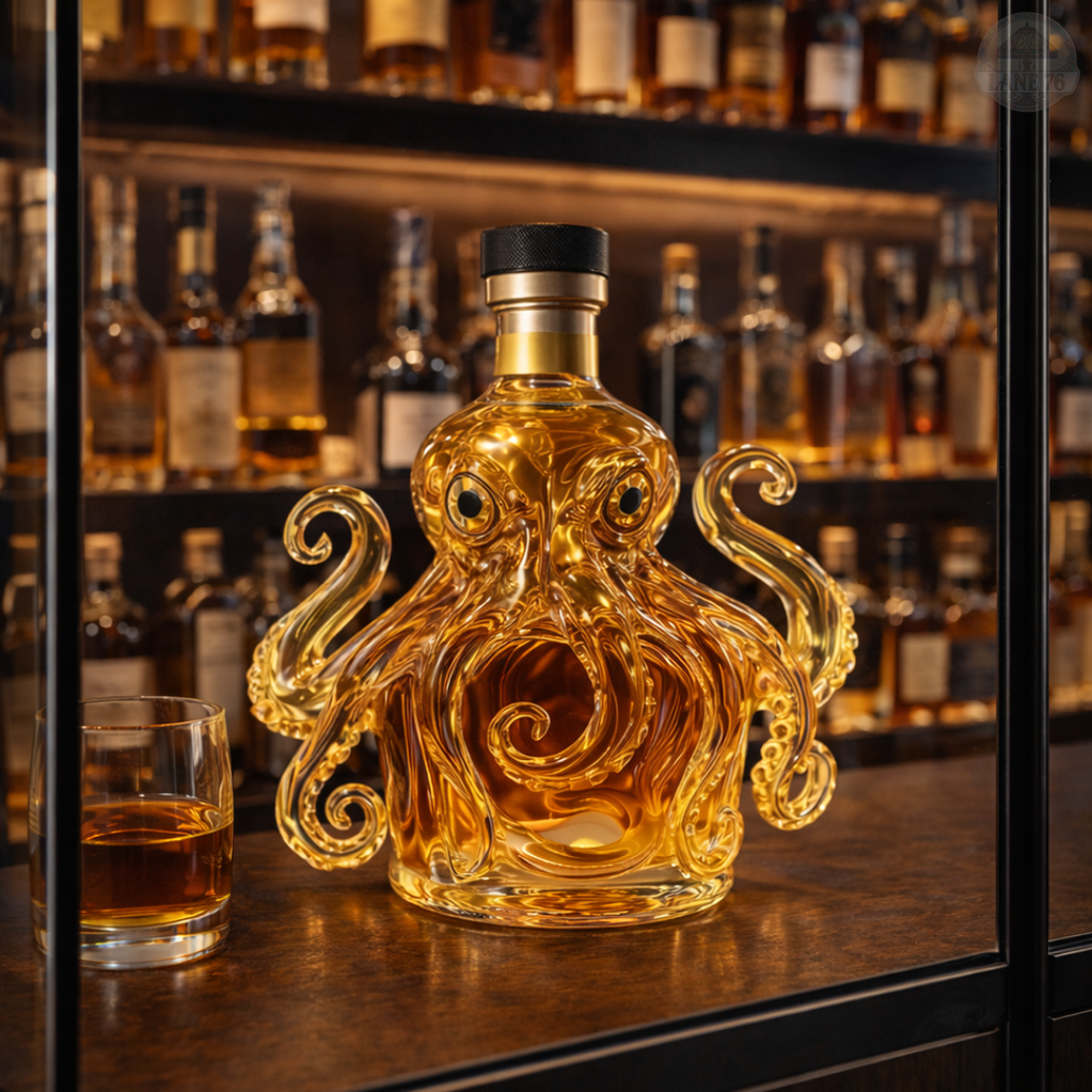 Whiskey-Karaffe - Oktopus-Edition