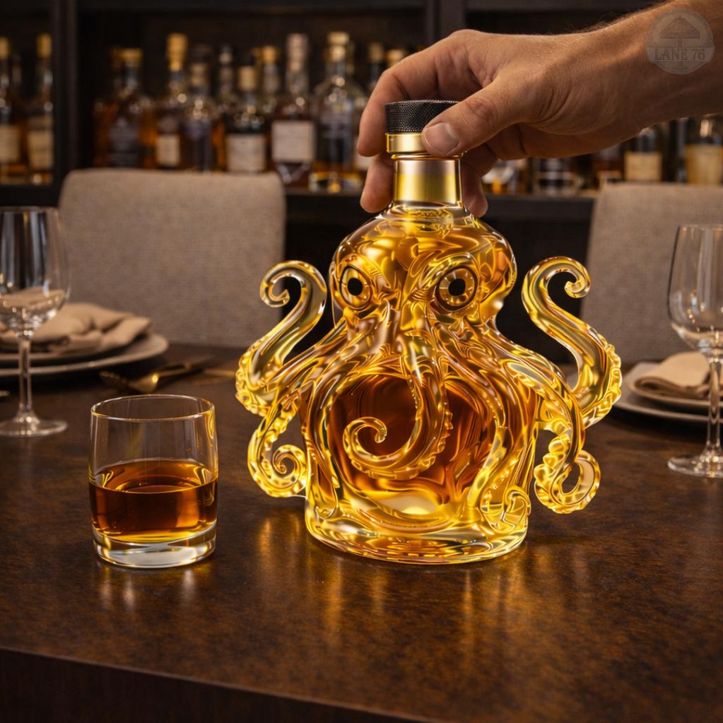 Whiskey-Karaffe - Oktopus-Edition