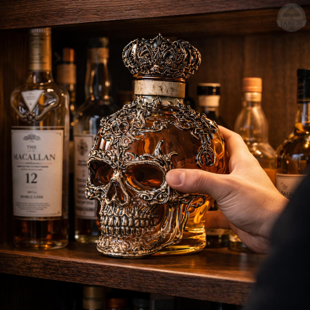 Whiskey-Karaffe - Totenkopf-Edition