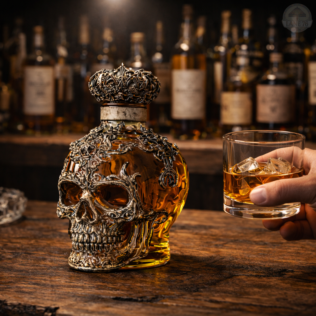 Whiskey-Karaffe - Totenkopf-Edition