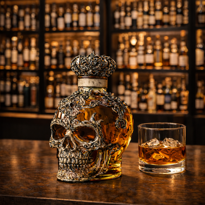 Whiskey-Karaffe - Totenkopf-Edition