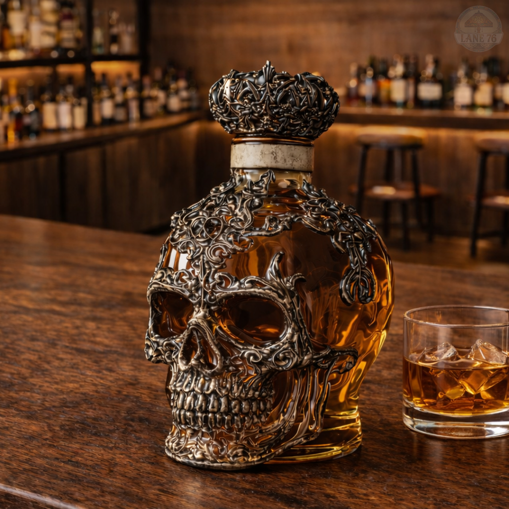 Whiskey-Karaffe - Totenkopf-Edition