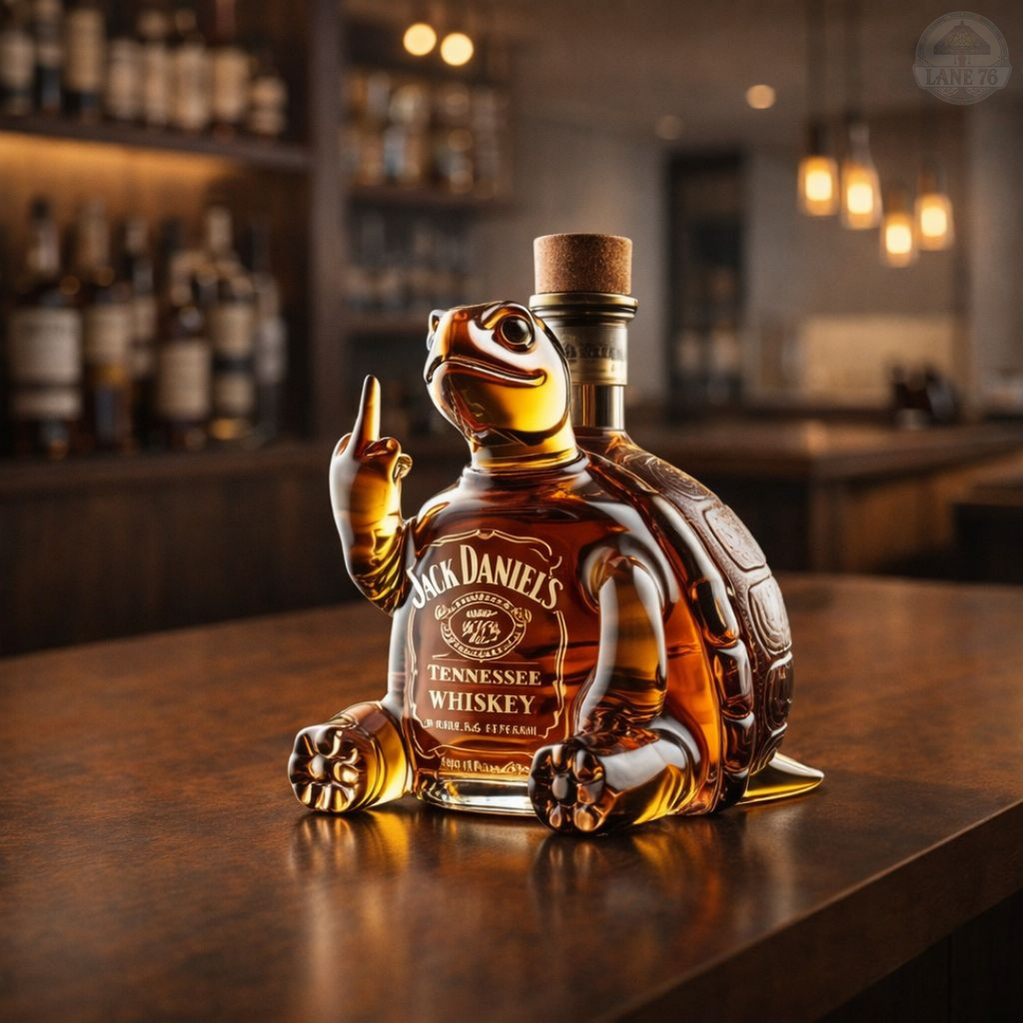 Whiskey Karaffe - Schildkröten Edition