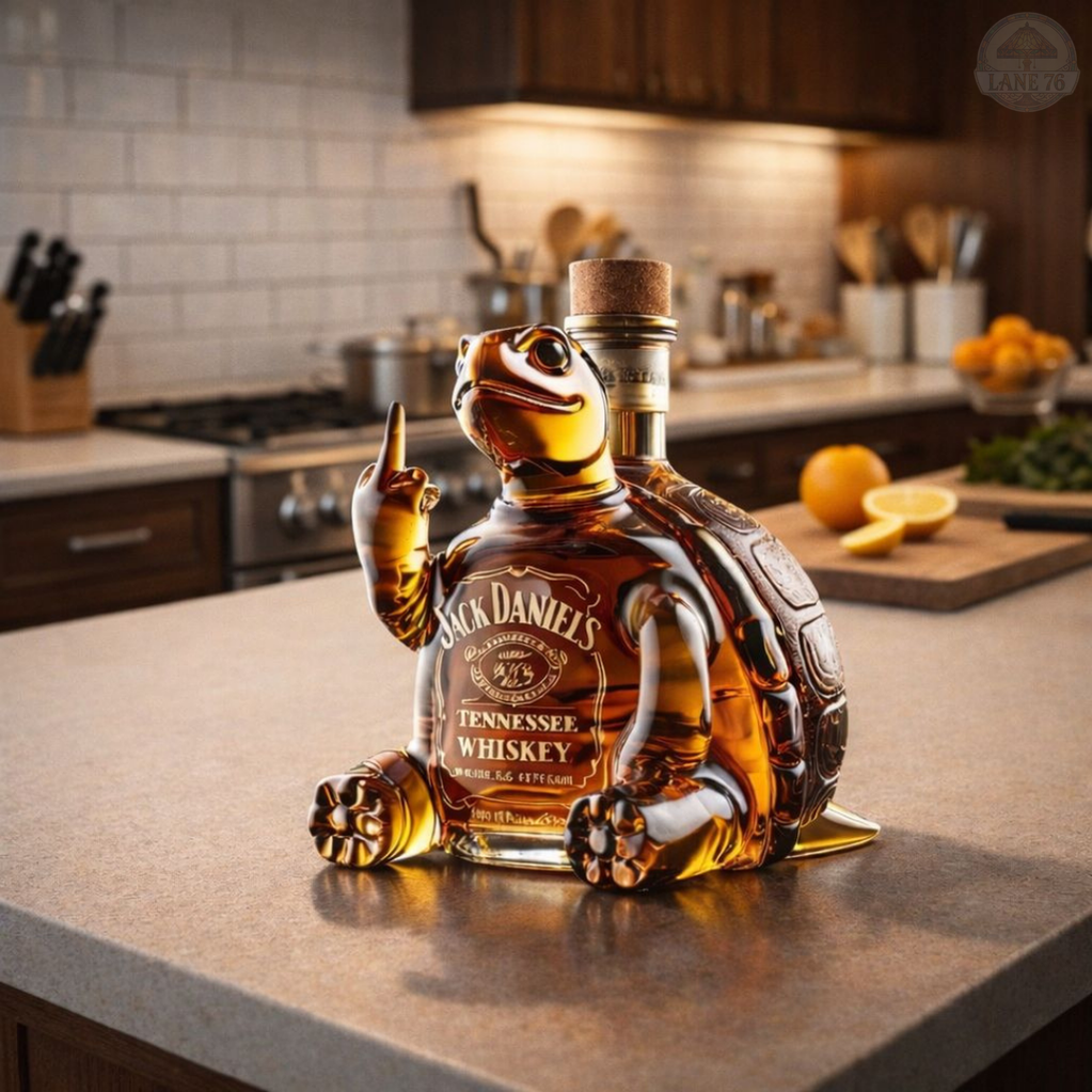Whiskey Karaffe - Schildkröten Edition