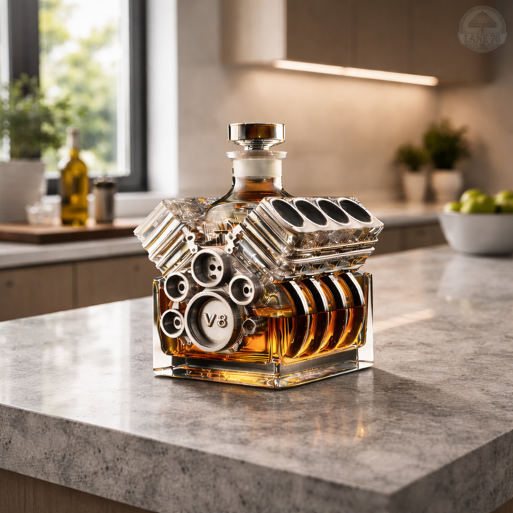 Whiskeykaraffe - V8-Motor Edition